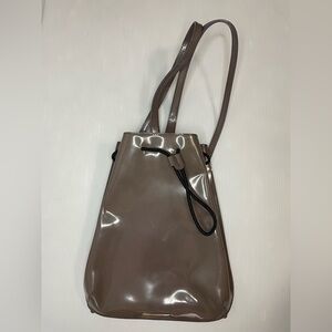 Furla Small Structured Backpack Purple Mauve Leather Made In Italy